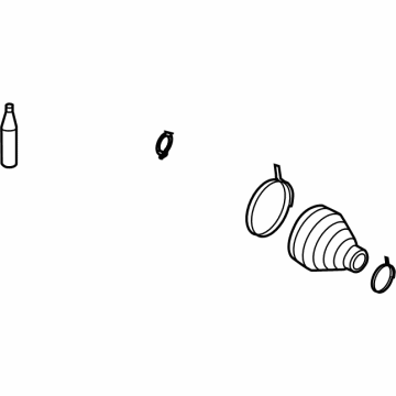 Nissan C9BDA-1AA0L Repair Kit-Dust Boot, Outer