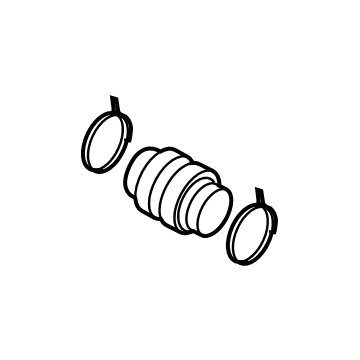 Nissan 39268-CA025 DAMPER Kit-Dynamic, Front Drive Shaft