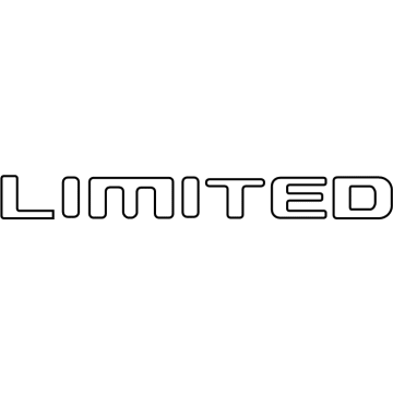 Mopar 68377429AB NAMEPLATE-Limited