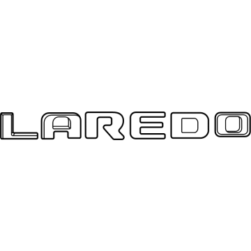 Mopar 68377427AA NAMEPLATE-LAREDO