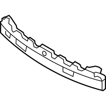 Hyundai 86620-3M020 Absorber-Rear Bumper Energy