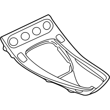 BMW 51-16-7-025-961 Cover Centre Console