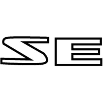 Nissan 90896-7S000 Rear Emblem