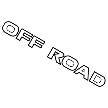 Nissan 80894-EA500 Side Front Emblem