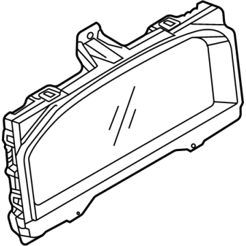 Nissan 24809-6TA1E DISPLAY UNIT-METER