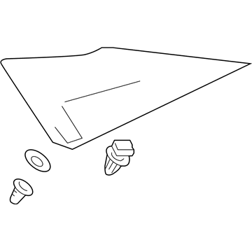 Toyota 62505-47012 COVER SUB-ASSY, QUAR