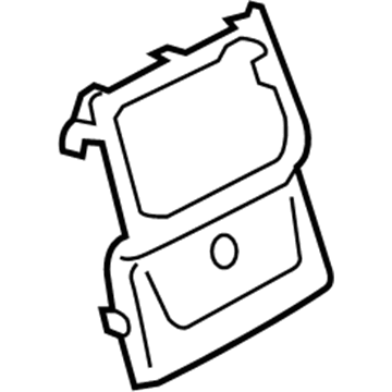 BMW 51-16-6-991-425 COVER CENTRE CONSOLE, REAR