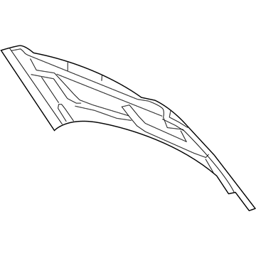 Mopar 5054330AF Hood Panel