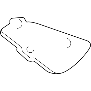 Lexus 62475-53020 Pad, Roof Side Inner Garnish, RH
