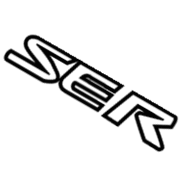 Nissan 84896-ZJ60E Rear Emblem