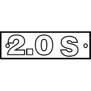 Nissan 84896-ZJ60B Rear Emblem