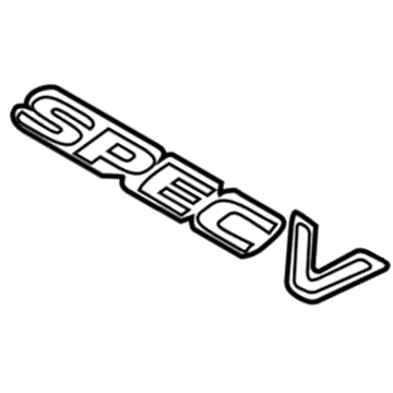 Nissan 84896-ZJ61A Side Rear Emblem