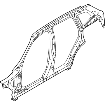 BMW 41-00-7-494-067 Side Frame, Middle Left