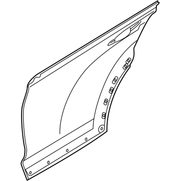 Hyundai 77111-K5000 PANEL-REAR DOOR OUTER, LH