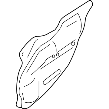 BMW 51-48-2-992-423 Sound Insulating Door Rear Left