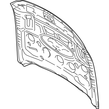 Ford PR3Z-16612-A HOOD ASY