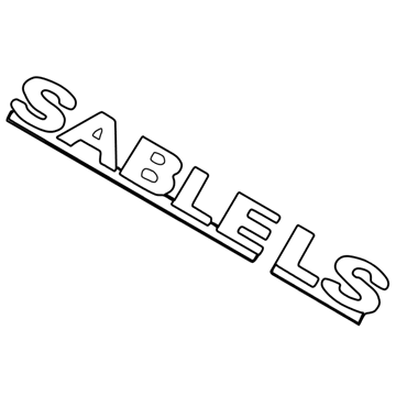 Ford 4F4Z-5442528-BA Nameplate