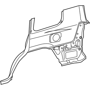 Toyota 60161-60871 Lower Quarter Panel