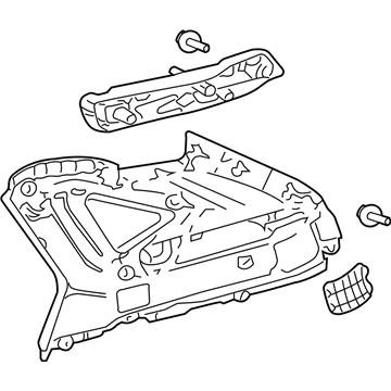 Lexus 62470-0E060-B0 Garnish Assy, Roof Side, Inner RH