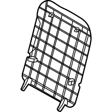 Kia 894P2R0010OFB GARNISH-RR SEAT BACK