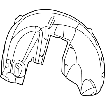 Mopar 5028746AB Shield-WHEELHOUSE