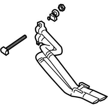 GM 92066697 Exhaust Muffler Assembly (W/ Tail Pipe)<Use 8C 4035A>