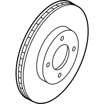 Nissan 40206-1KC1B Rotor Disc Brake Front
