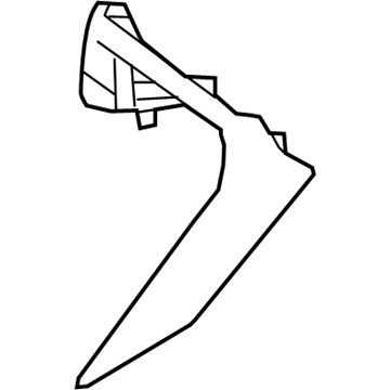 Nissan 68134-6AV5A Panel-Instrument Side, RH