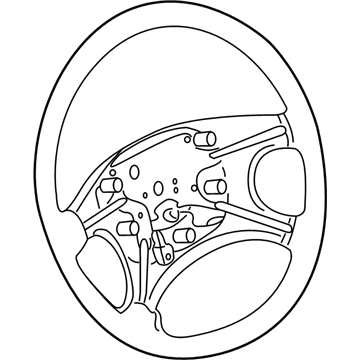 Kia 0K53M32980CQ Steering Wheel Body