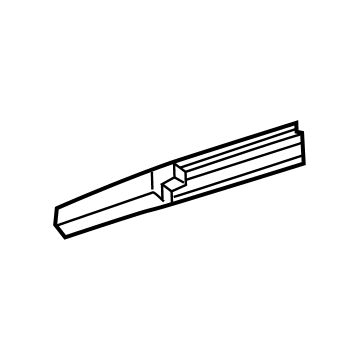 Lexus 63217-0E070 GARNISH, Sliding Root