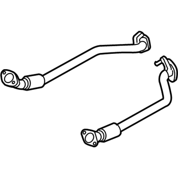 Hyundai 28610-3M500 Front Muffler Assembly, Left