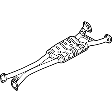 Hyundai 28650-3N960 Center Muffler Assembly
