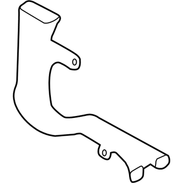 Nissan 27833-4BA0A Duct-Heater Floor, Rear LH