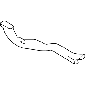Nissan 27832-4BA0A Duct-Heater Floor, Rear RH