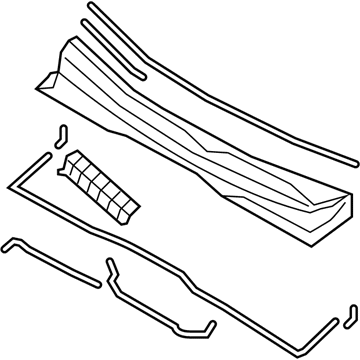 Hyundai 86150-1E000 Cover Assembly-Cowl Top, LH