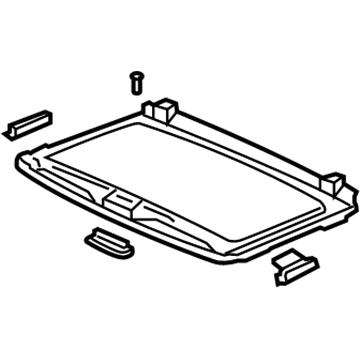 Honda 70600-SDN-A01ZA Sunshade Assy. *NH220L* (CLEAR GRAY)