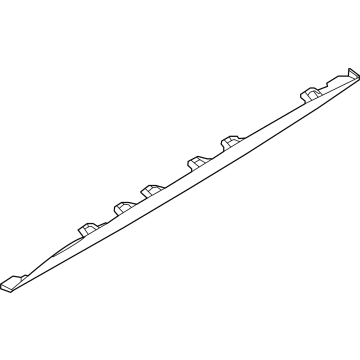 Nissan 76850-6LX0H MUDGUARD-SILL CENTER, RH