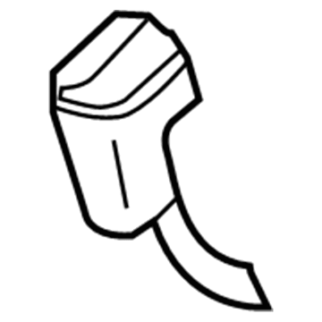 Infiniti 88842-1LA0A Belt Assy-Rear Buckle, Center