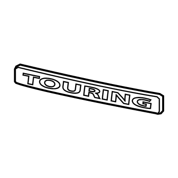 Honda 75716-TRW-003 Emblem, Rear Touring
