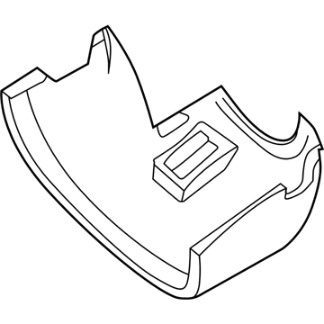 BMW 32-31-6-750-989 Trim Panel, Bottom Part, Leather