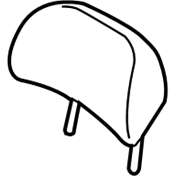 Kia 89700A7000K3E Headrest Assembly-Rear Seat