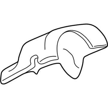 Hyundai 84850-29500 Steering Column Upper Shroud