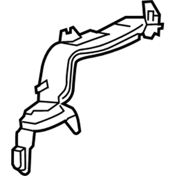 Lexus 55971-0E080 Duct, Side DEFROSTER
