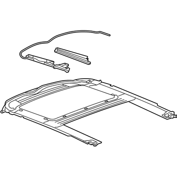 GM 22911983 Sunroof Frame