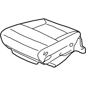 Honda 81131-S0X-A01ZA Cover, Right Front Seat Cushion Trim (Light Quartz Gray)