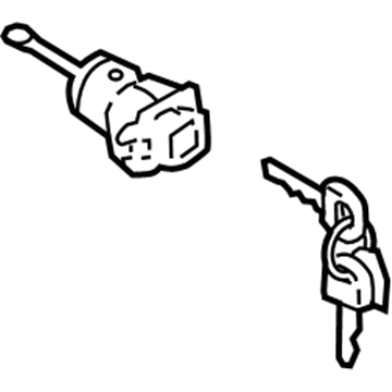 Kia 819702TA00 Door Key Sub Set, Left