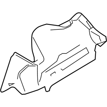 Ford AG1Z-5445423-AA Trunk Side Trim