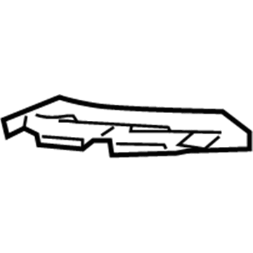 Kia 865512K000 Bracket-Front Bumper Upper Side