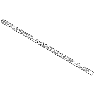 Ford 4W3Z-5442528-BA Nameplate