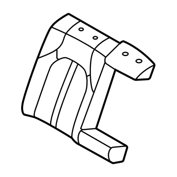 Hyundai 89350-L1500 Pad Assembly-Rear Seat Back, LH